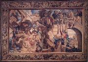 Peter Paul Rubens The Battle of the Milvian Bridge,from The Life of Constantine (mk01) oil painting on canvas